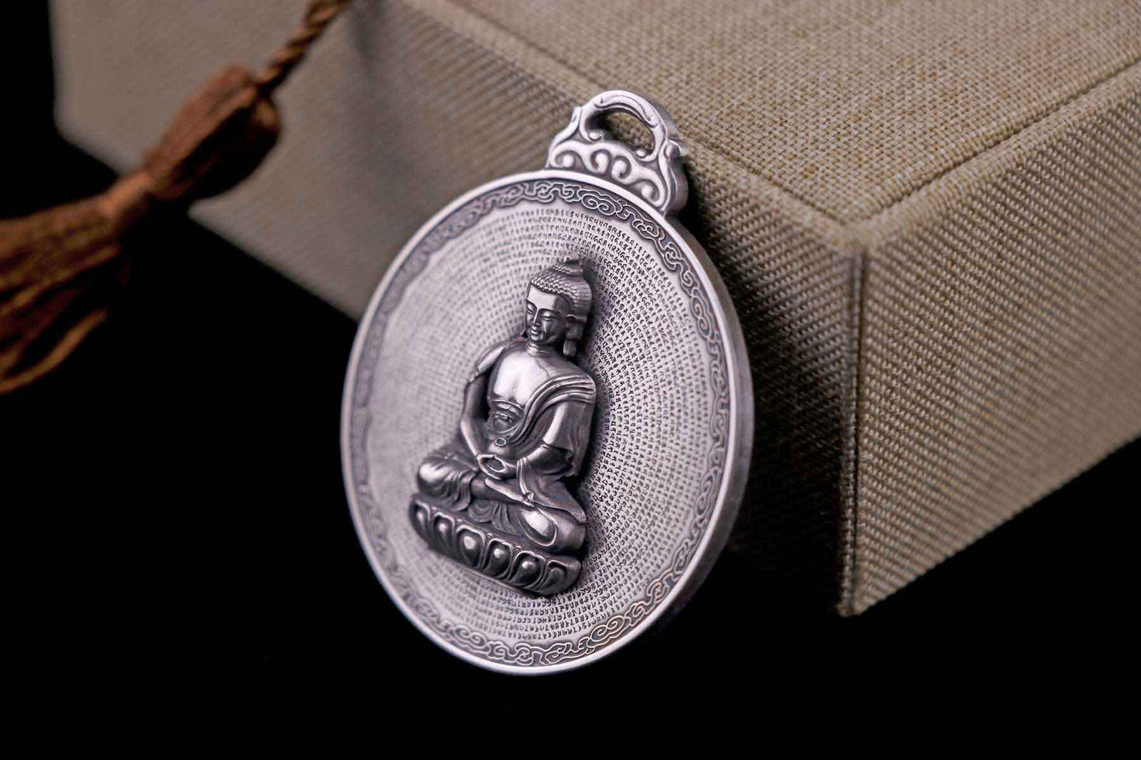 Fudo Guardian Silver Pendant