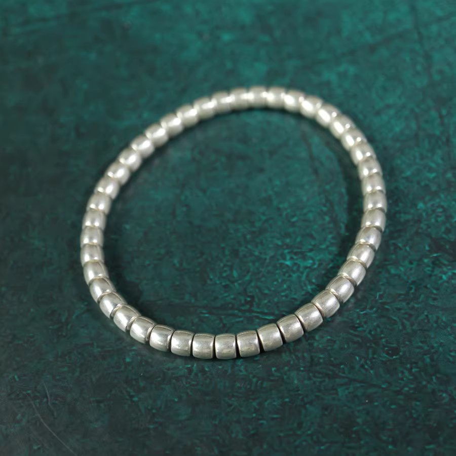 Vintage Silver Wrist Mala