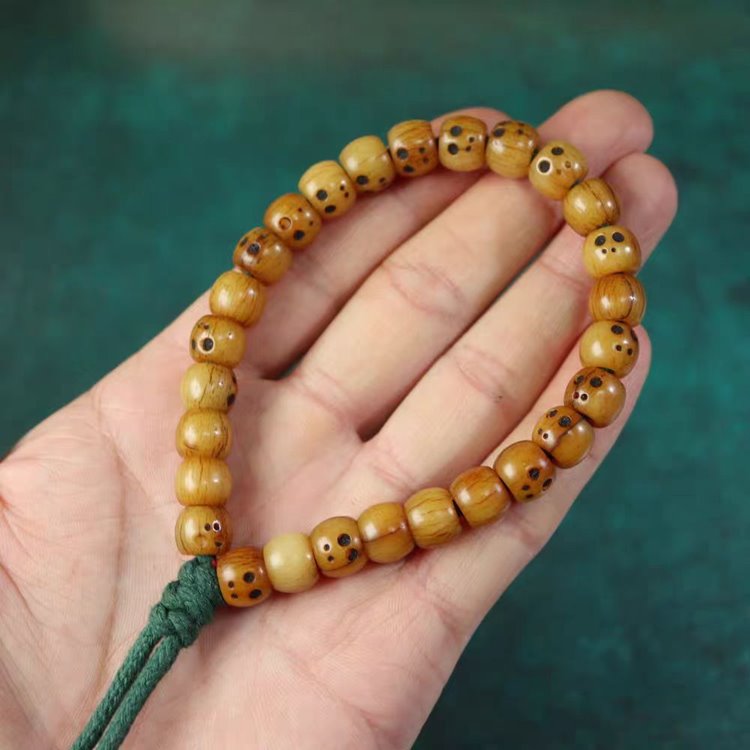 Yak Bone Skull Wrist Mala